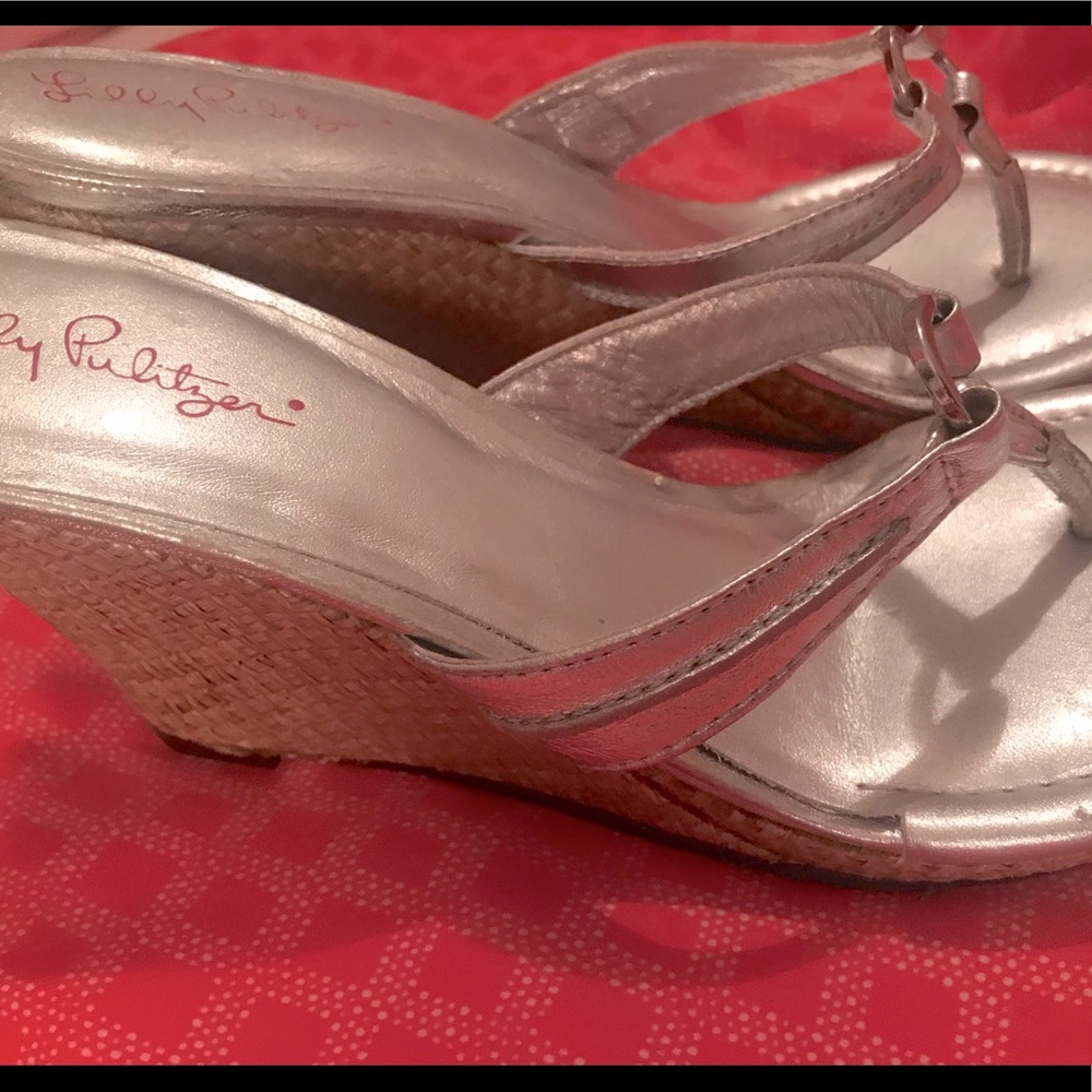Lilly Pulitzer • McKim Wedge Sandals •8.5